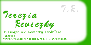terezia reviczky business card